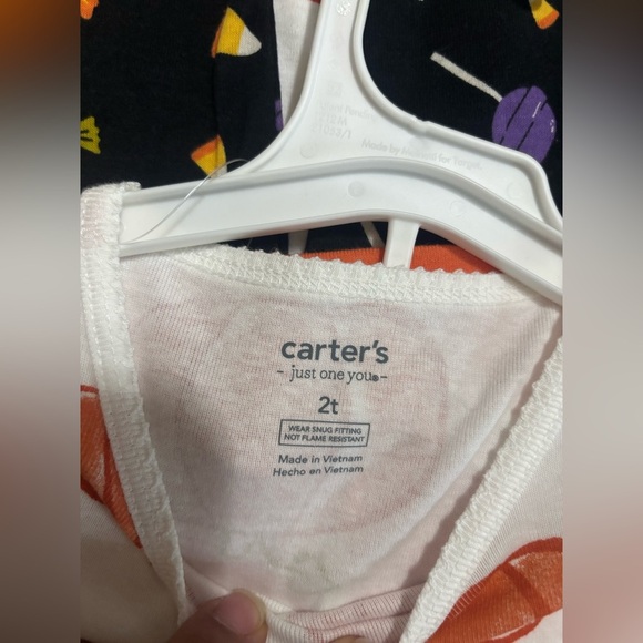 Carter's Just One You Girls' 4pc
Cotton Long Sleeve Ghost Halloween Pajama Set - Picture 3 of 4